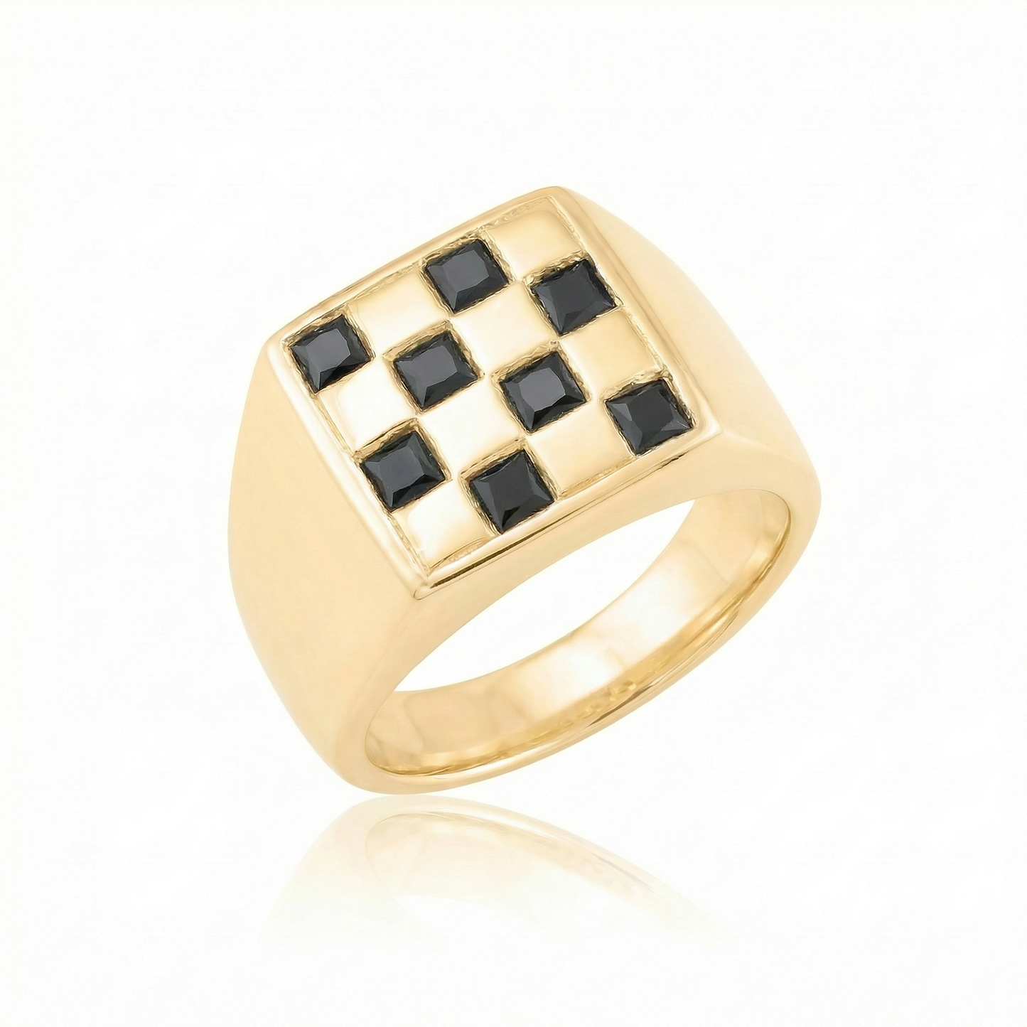 Black Spinel Large - Gold
