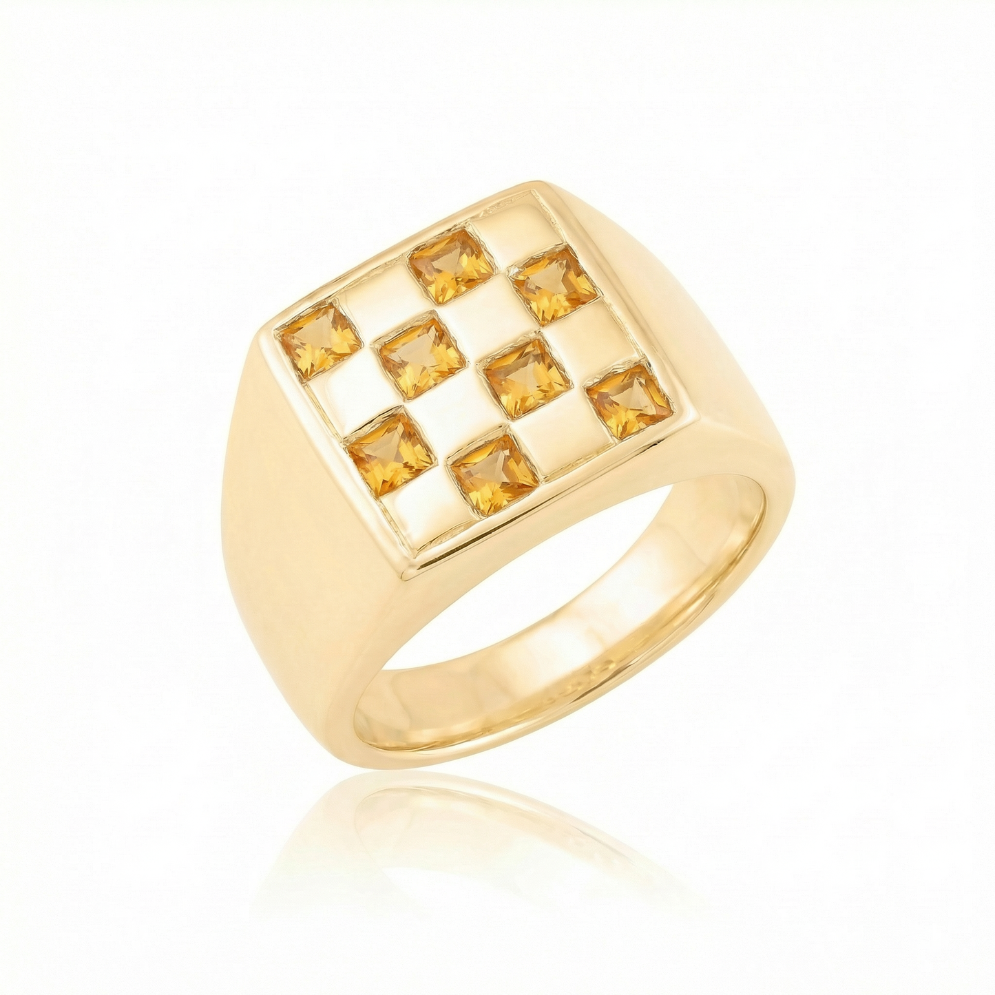 Citrine Large - Gold