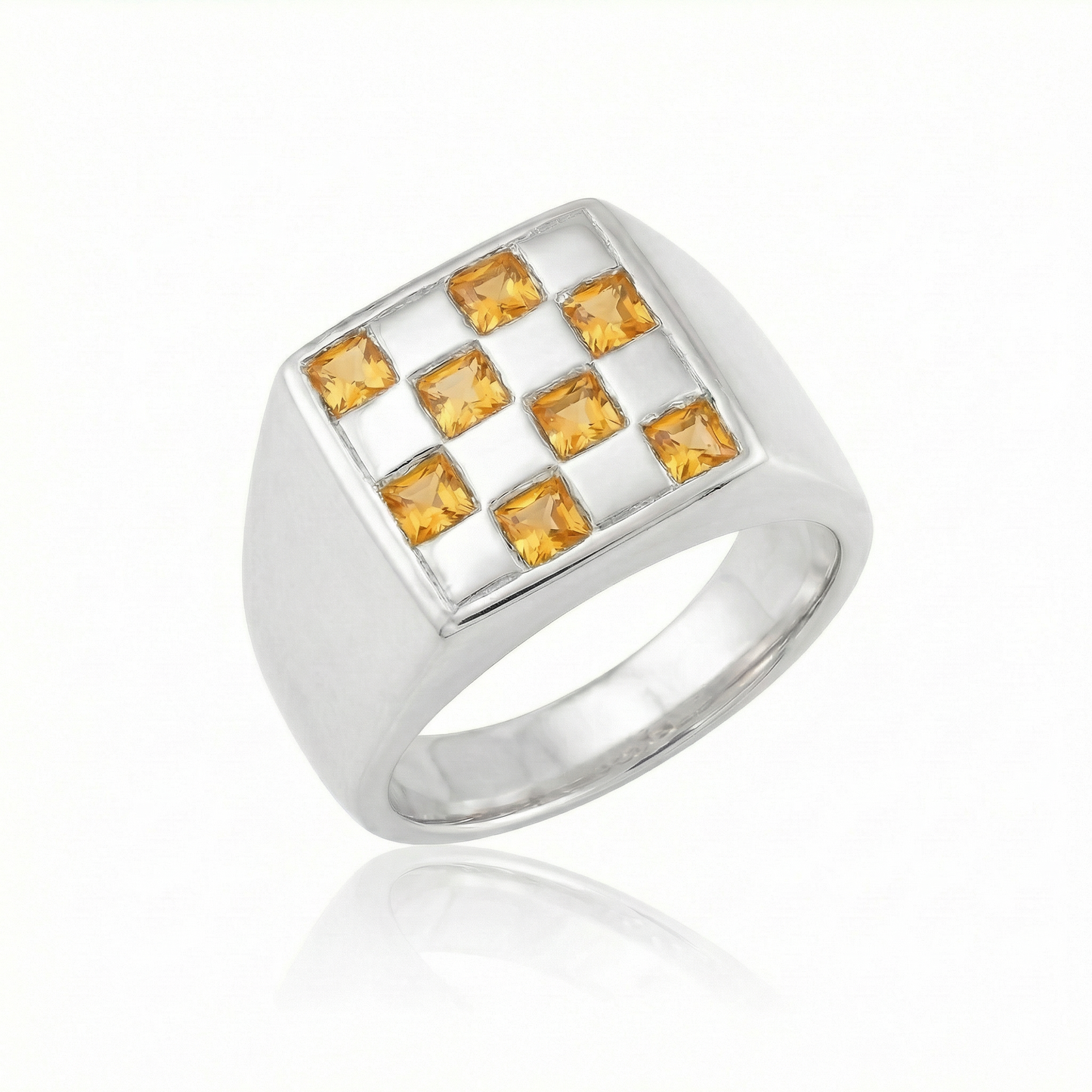 Citrine Large - Silver