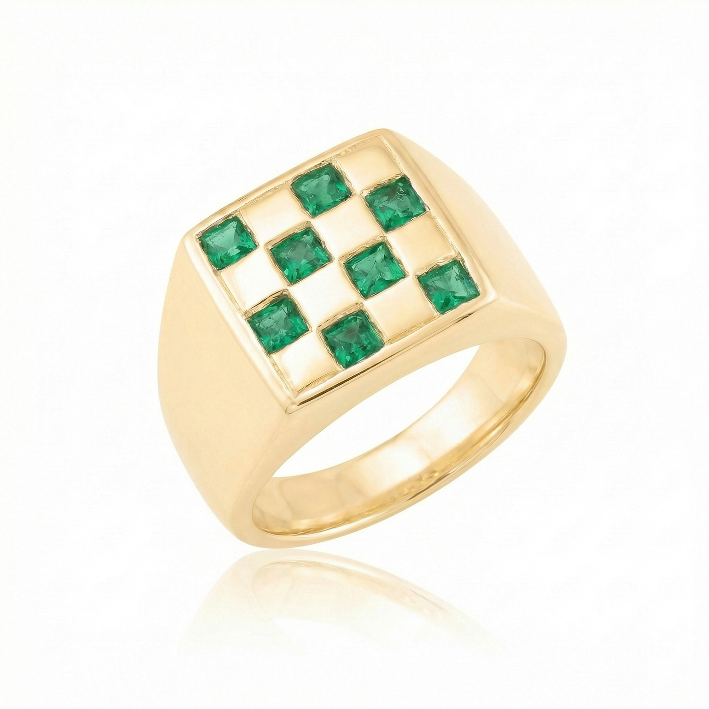 Emerald Large - Gold