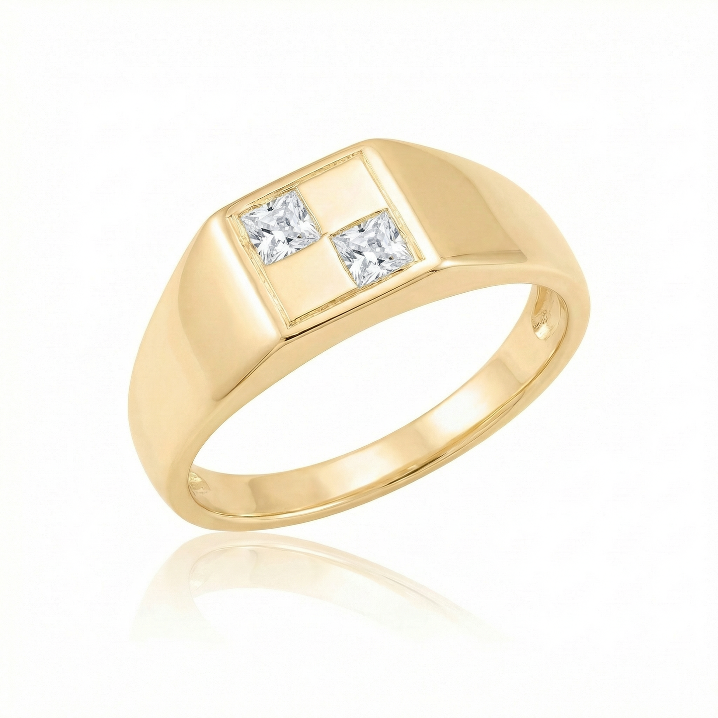 White Spinel Mini - Gold