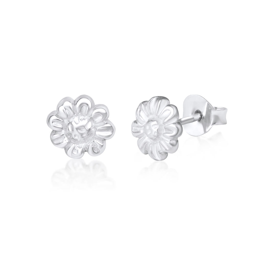 Duplici Daisy Earrings - Silver - Saint Davis