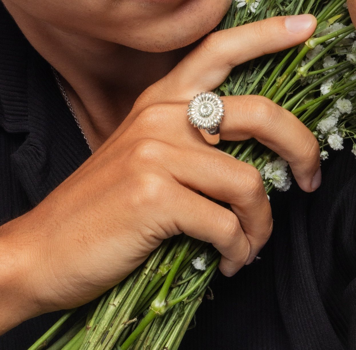 Helianthus Ring - Silver - Saint Davis