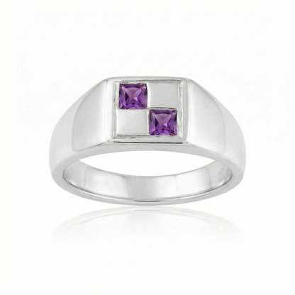 Amethyst Mini - Silver