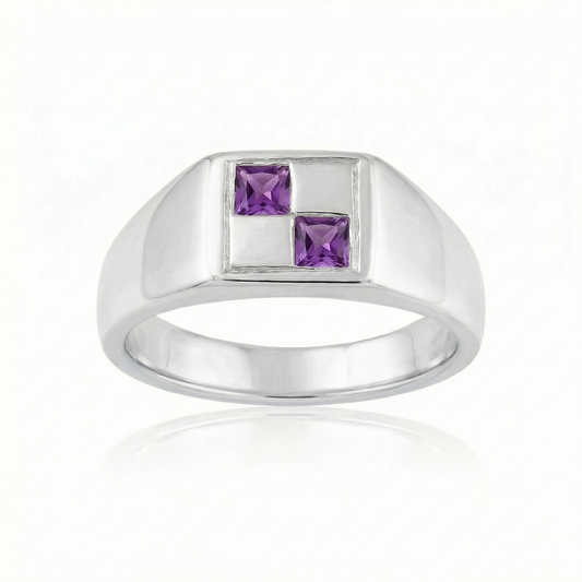 Amethyst Mini - Silver