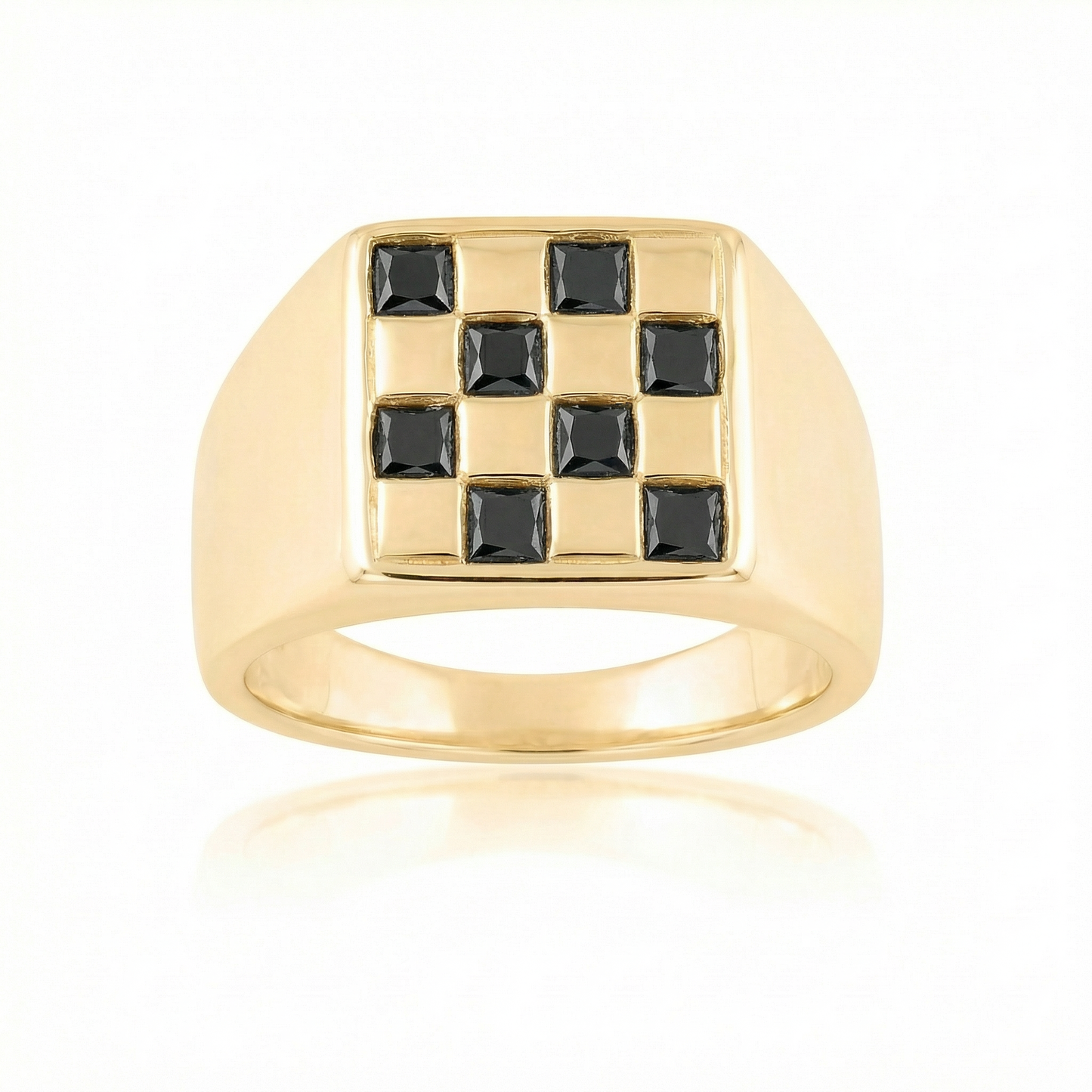 Black Spinel Large - Gold
