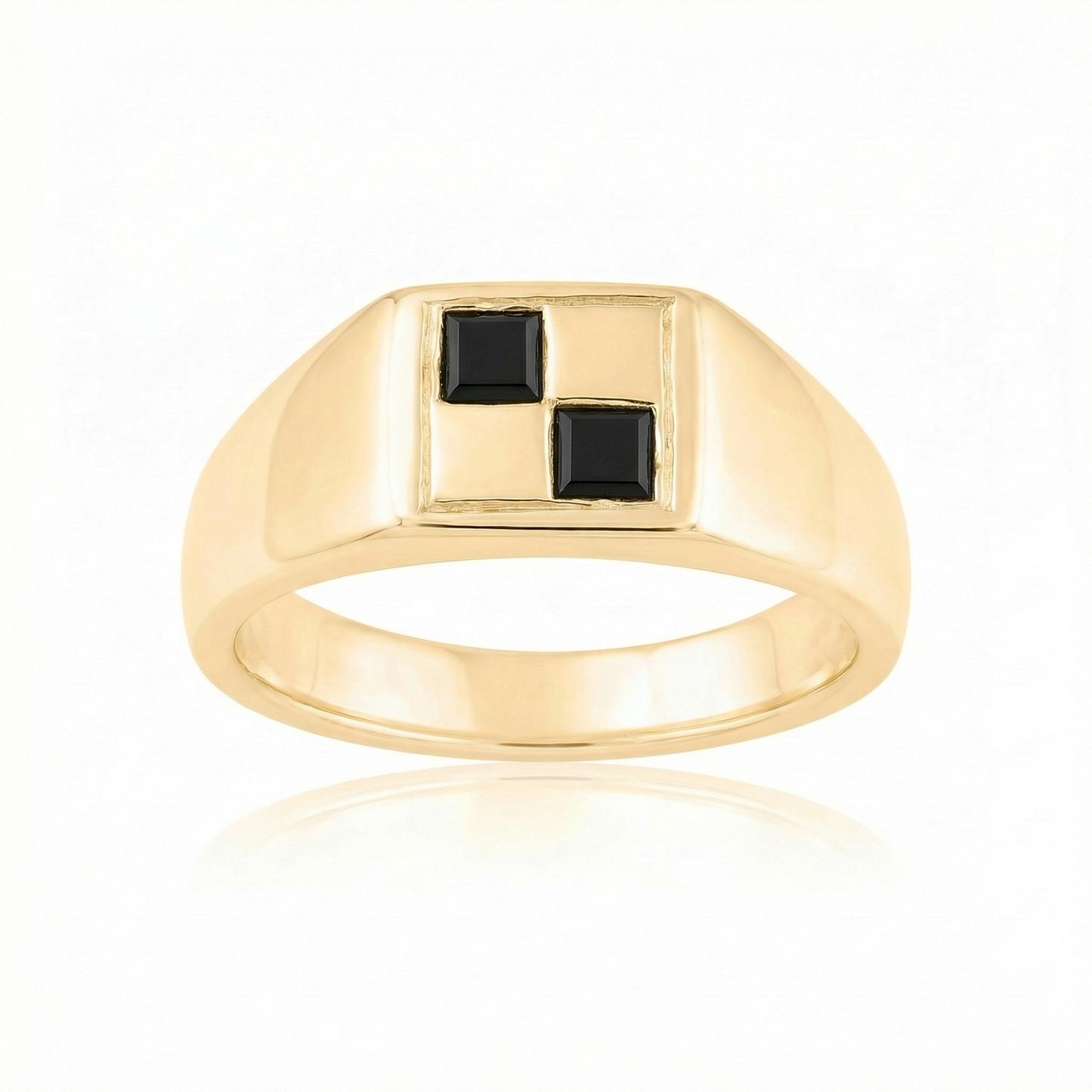Black Spinel Mini - Gold