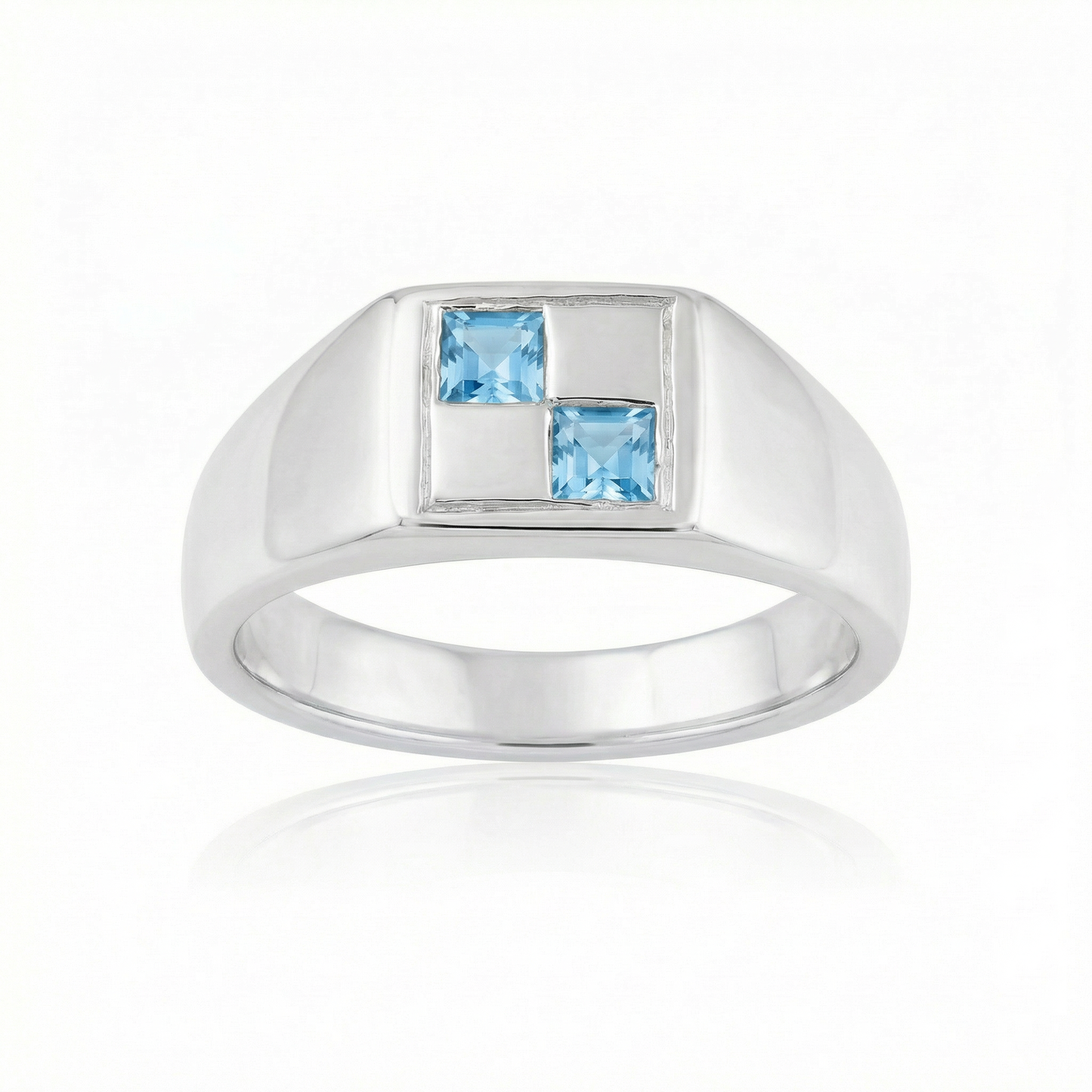 Blue Topaz Mini - Silver