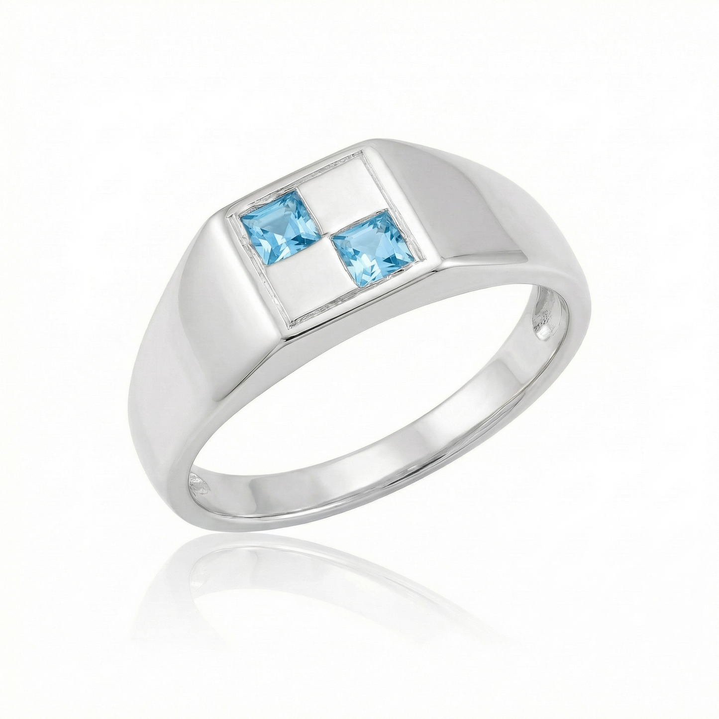 Blue Topaz Mini - Silver