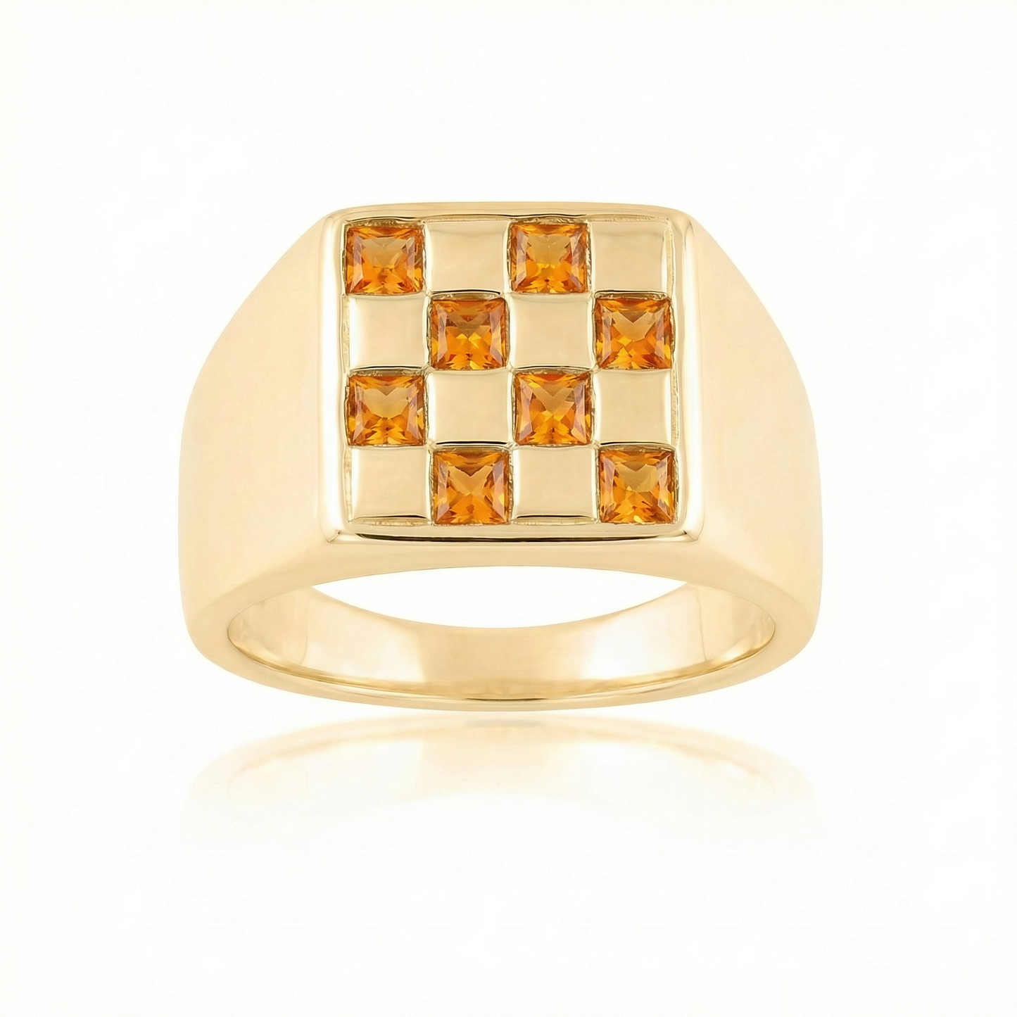 Citrine Large - Gold