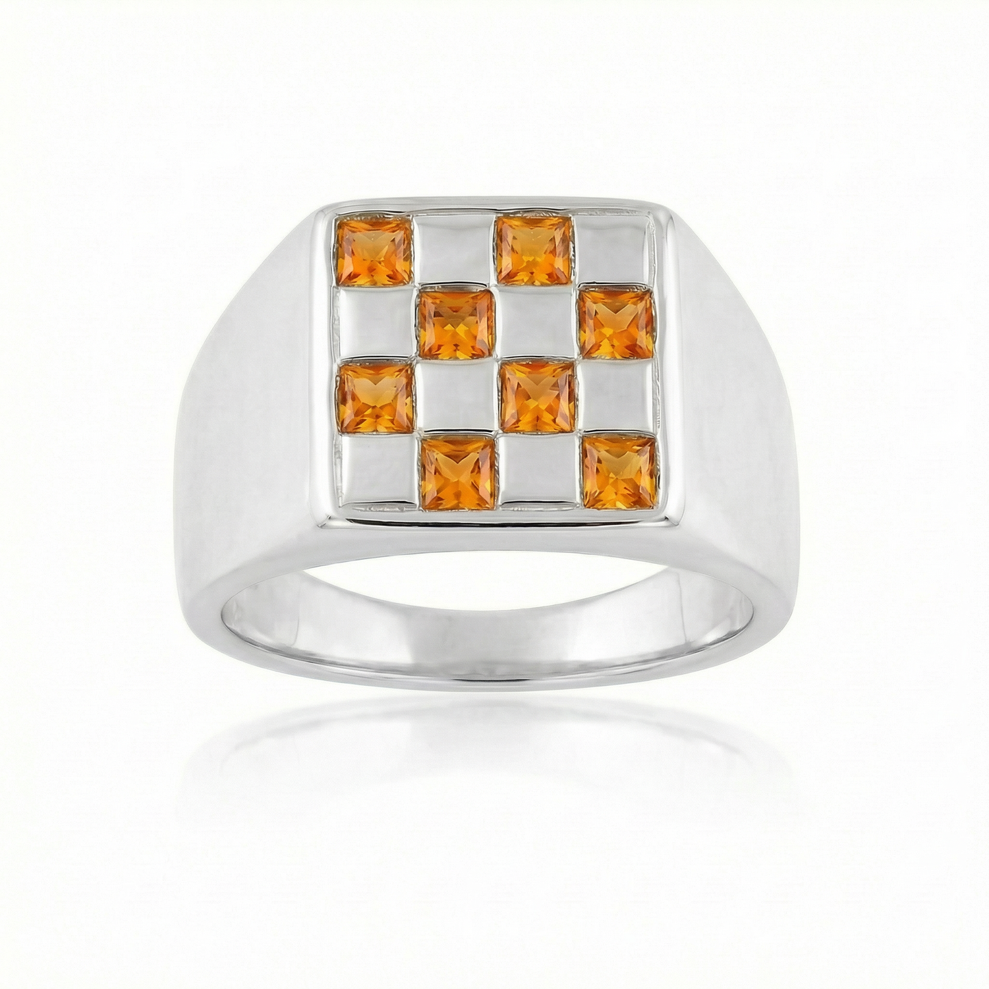 Citrine Large - Silver