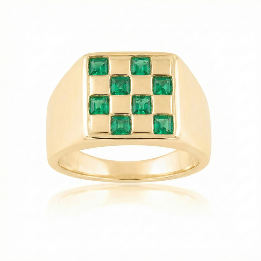 Emerald Large - Gold