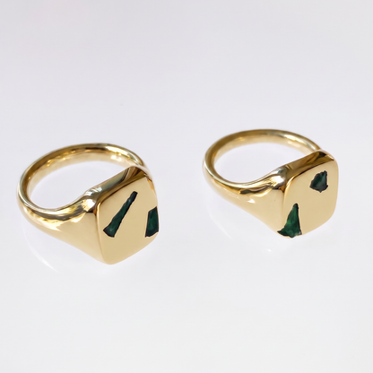 Cushion Ring Mini - 9ct Gold