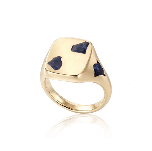 Cushion Ring Mini - 9ct Gold