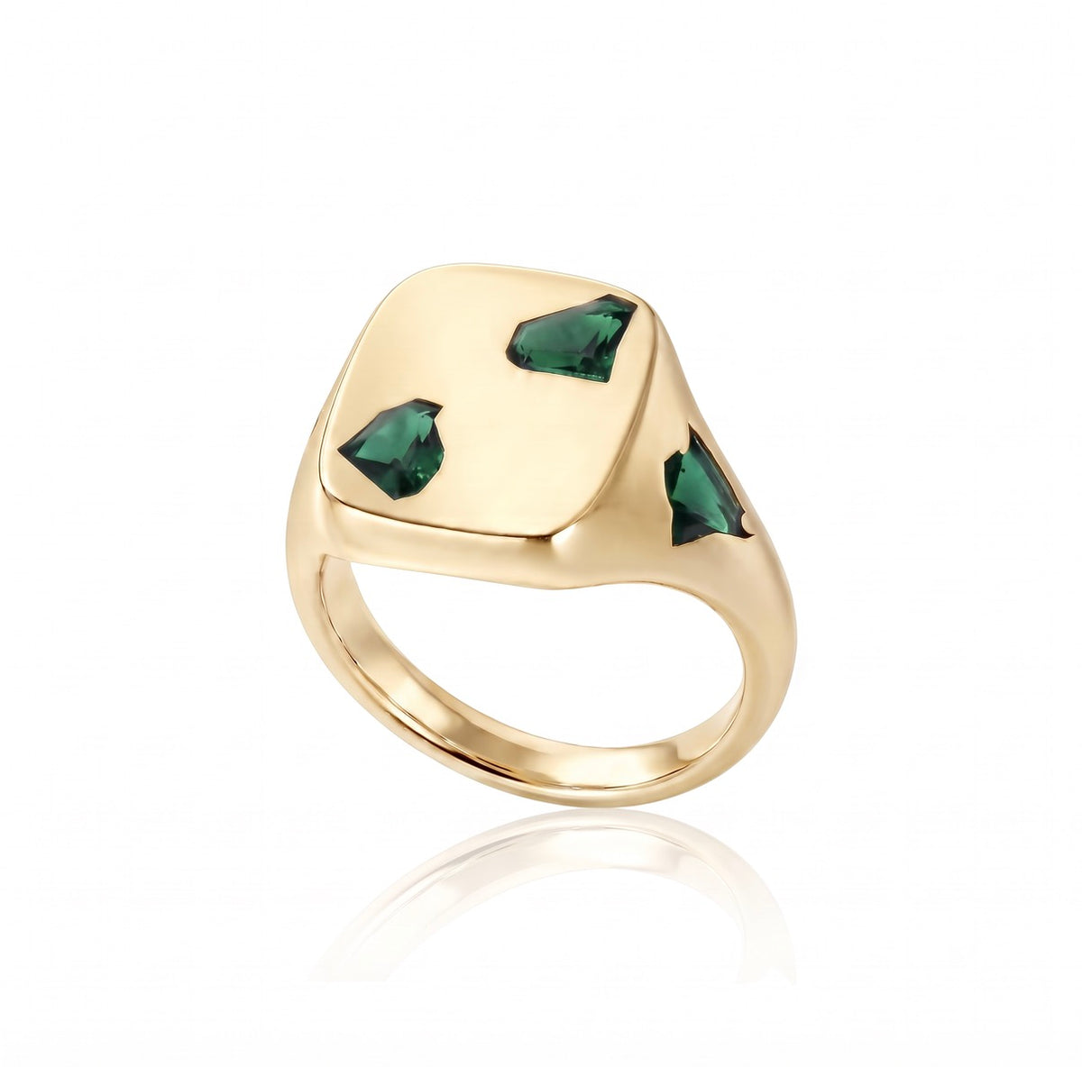 Cushion Ring Mini - 9ct Gold