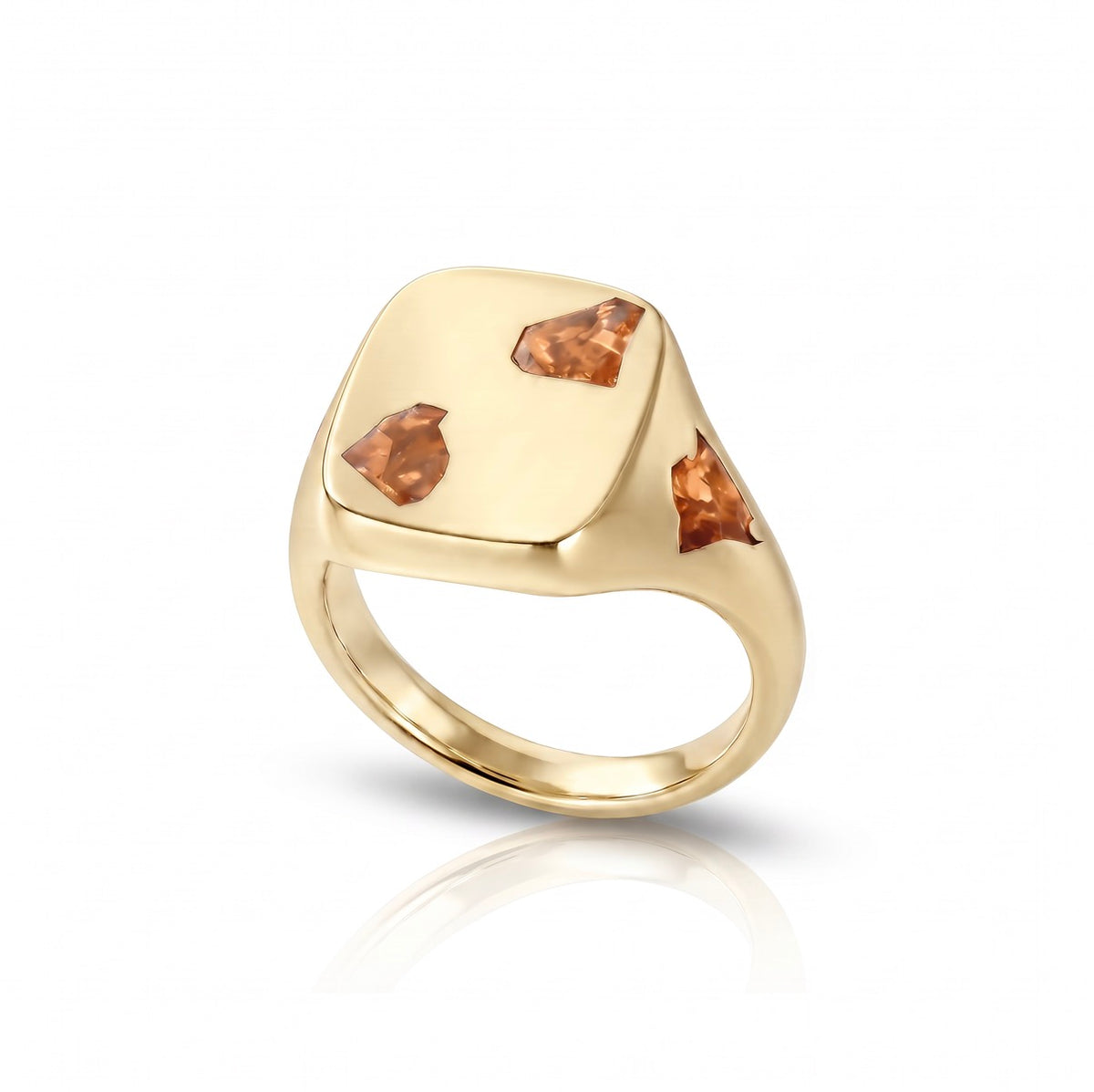Cushion Ring Mini - 9ct Gold