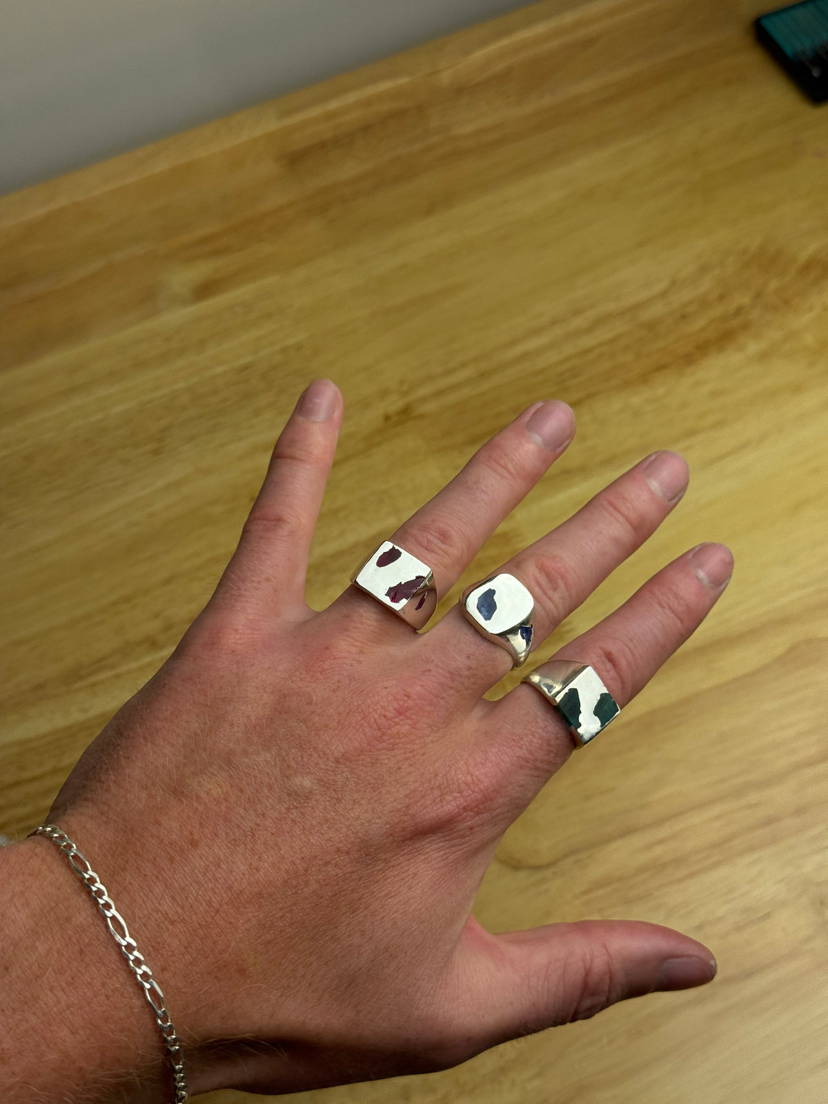 Cushion Ring Large - Silver