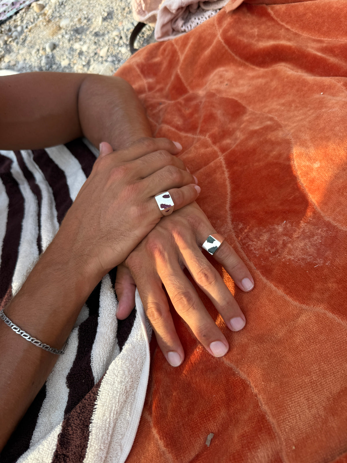 Box Ring Large - Silver