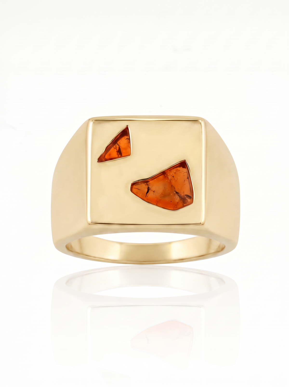 Box Ring Large - 9ct Gold