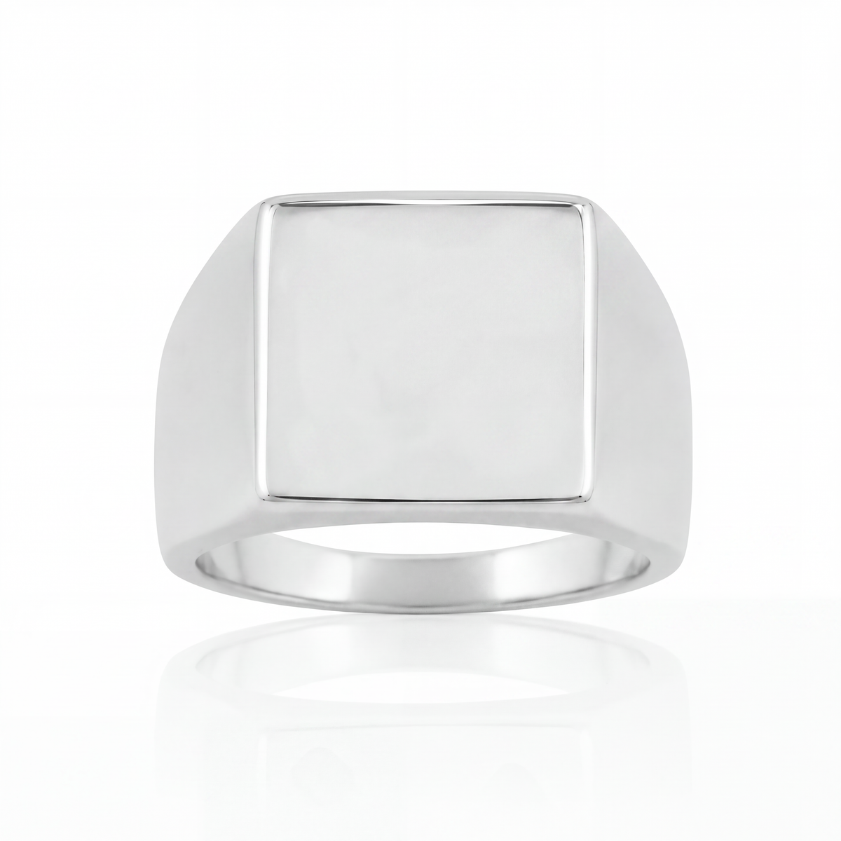 Box Ring Large - Silver