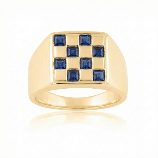 Sapphire Large - Gold
