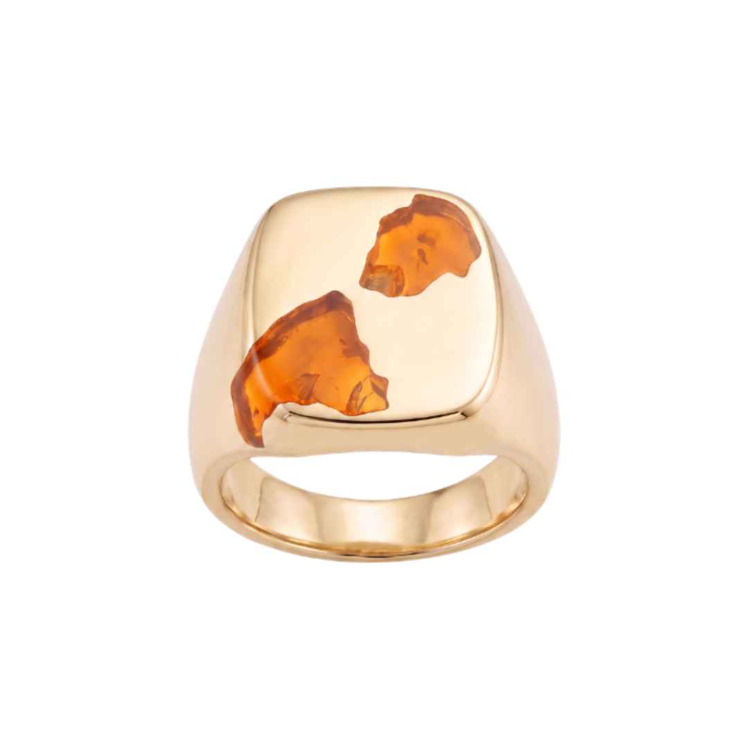 Cushion Ring Large - 9ct Gold