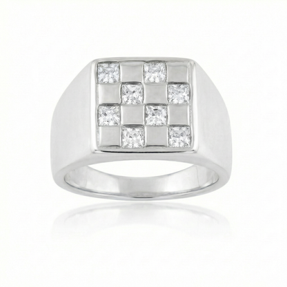 White Spinel Large - Silver