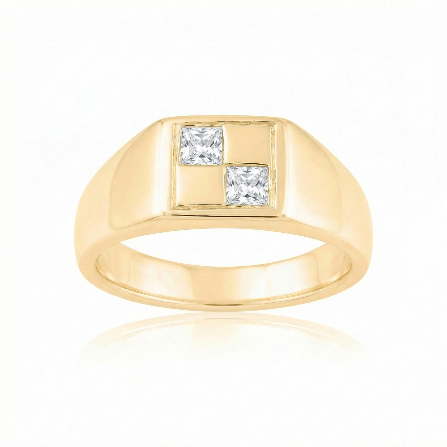 White Spinel Mini - Gold