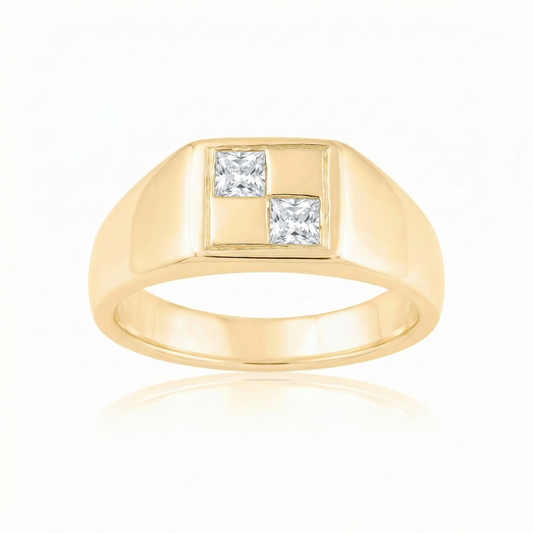 White Spinel Mini - Gold