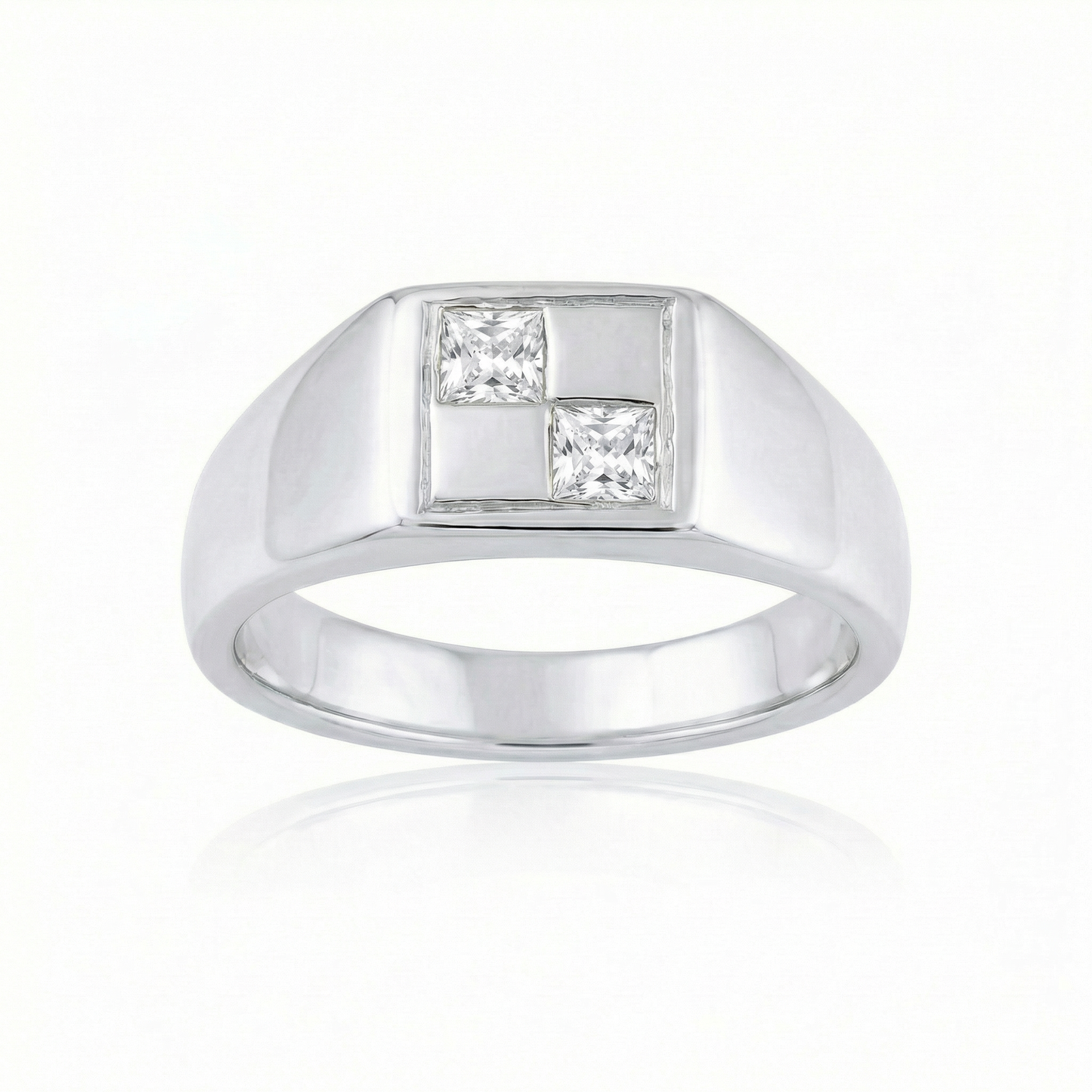 White Spinel Mini - Silver