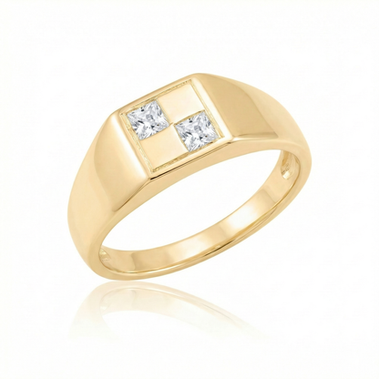 White Spinel Mini - Gold