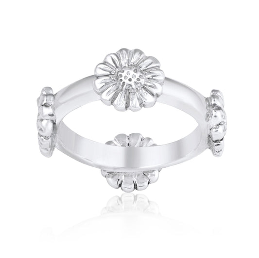 Daisy Quattour Ring - Silver - Saint Davis