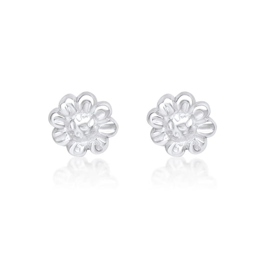 Duplici Daisy Earrings - Silver - Saint Davis