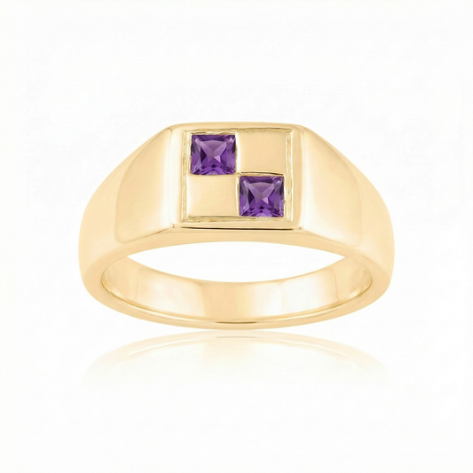 Amethyst Mini - Gold