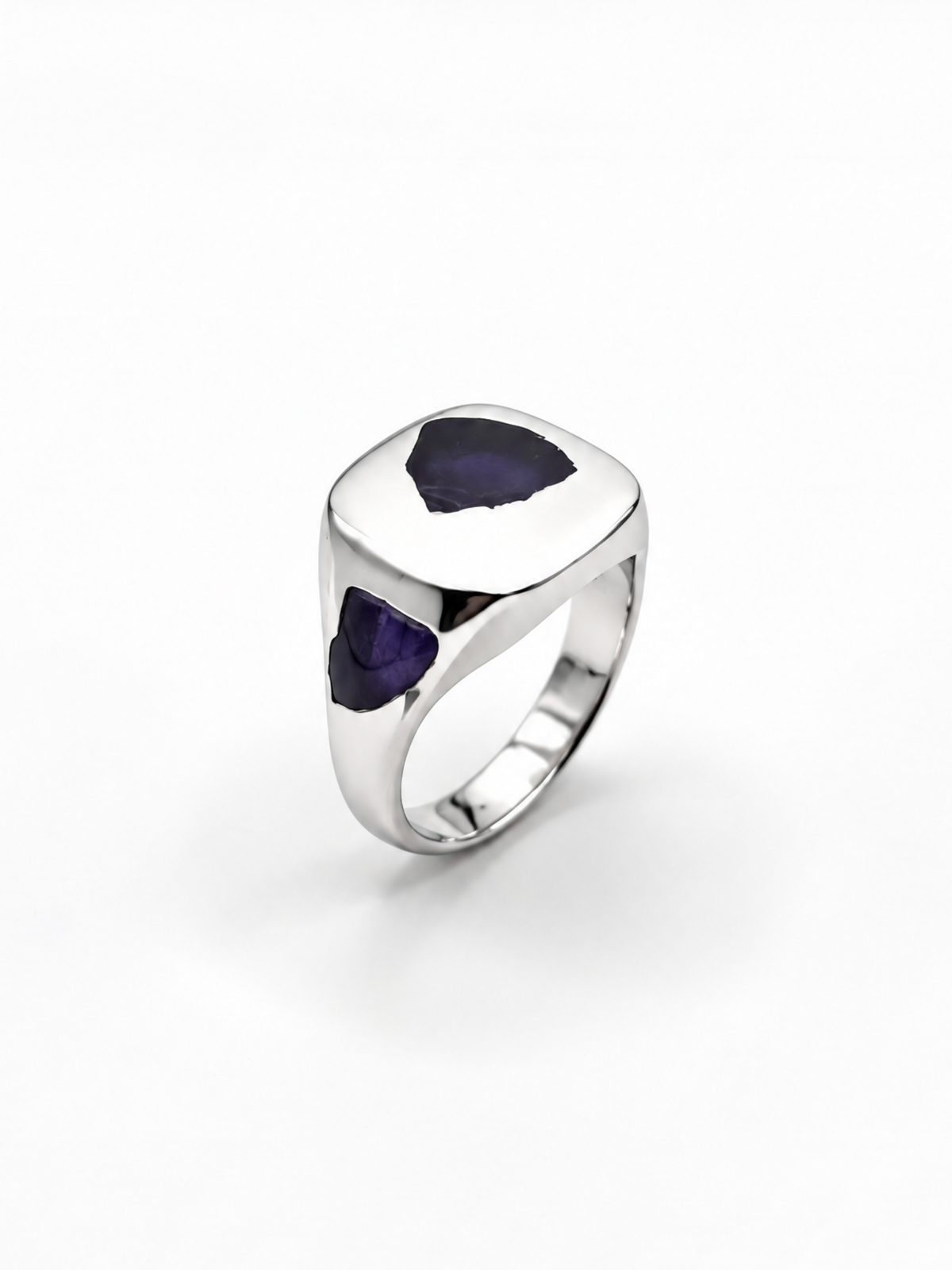 Cushion Ring Large - Silver