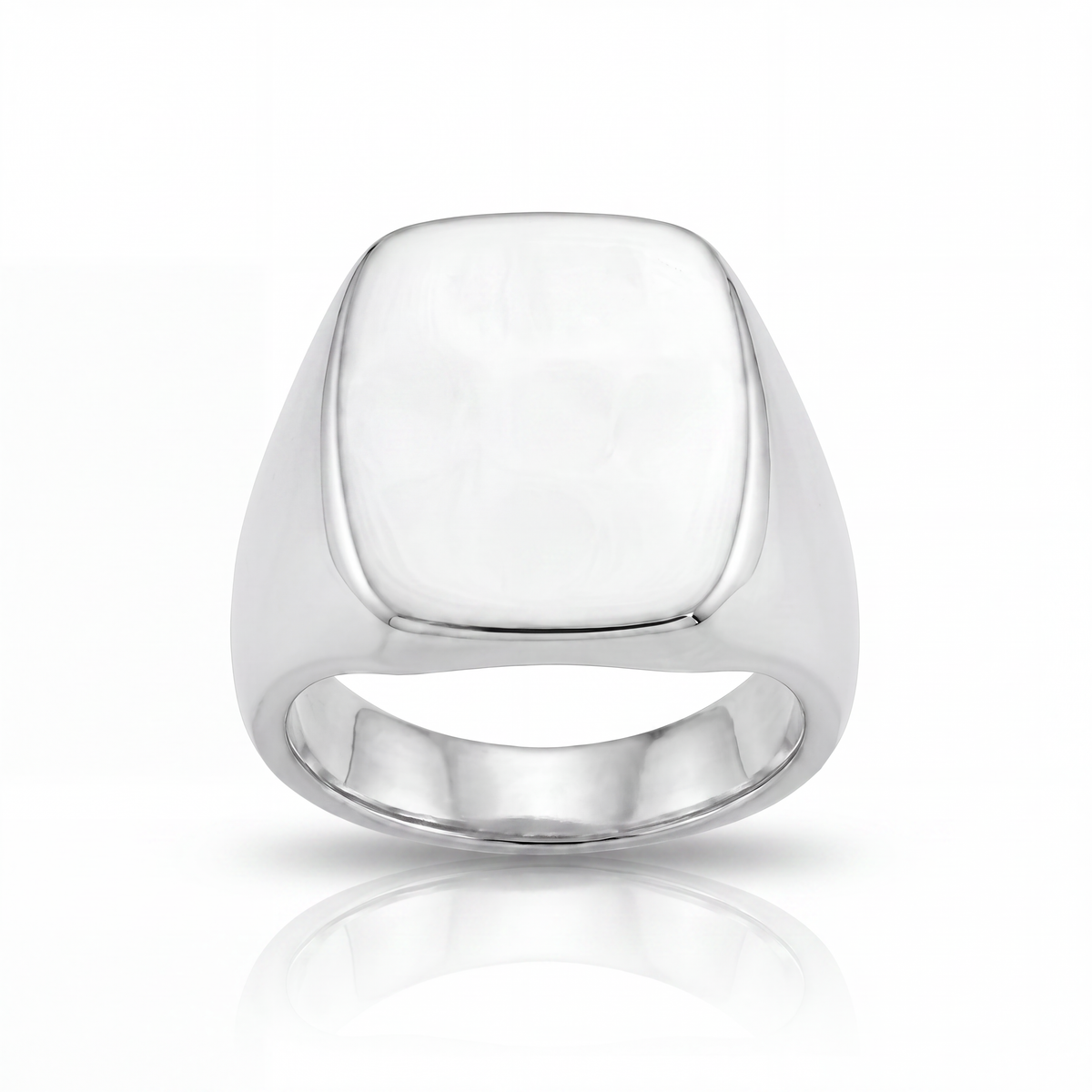 Cushion Ring Large - Silver