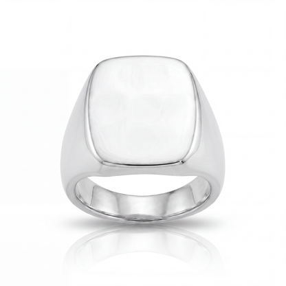 Cushion Ring Large - Silver