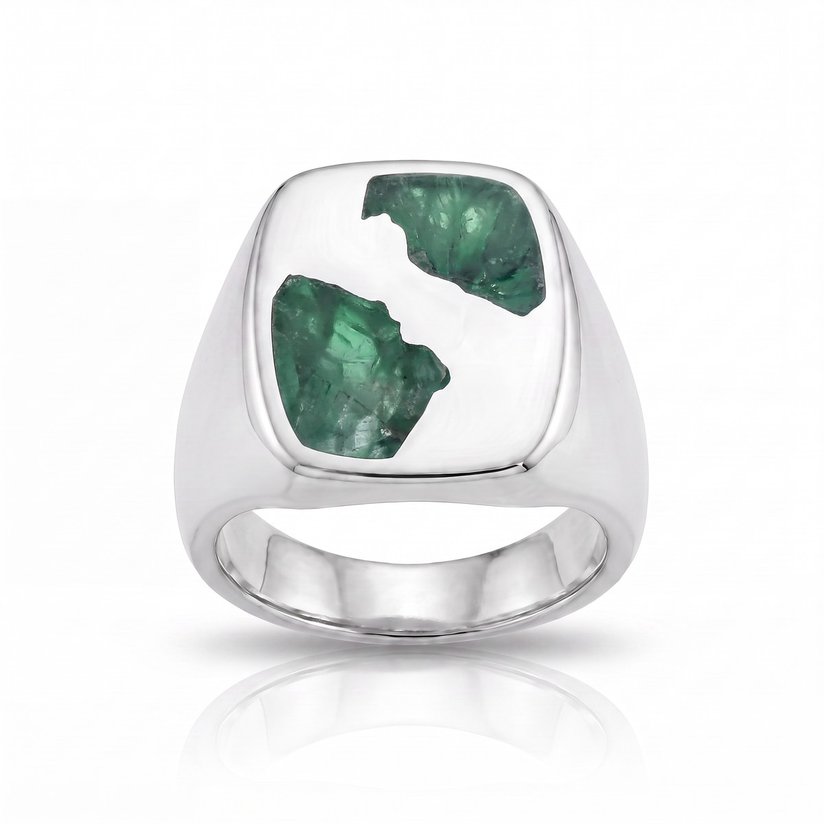 Cushion Ring Large - Silver