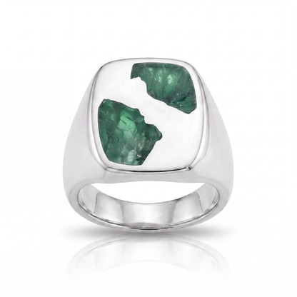 Cushion Ring Large - Silver