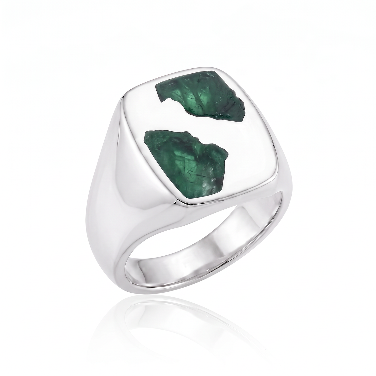 Cushion Ring Large - Silver