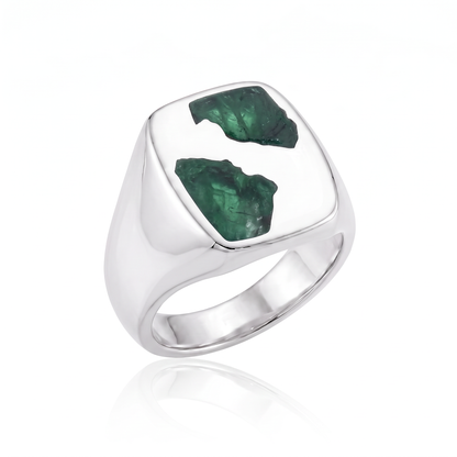 Cushion Ring Large - Silver