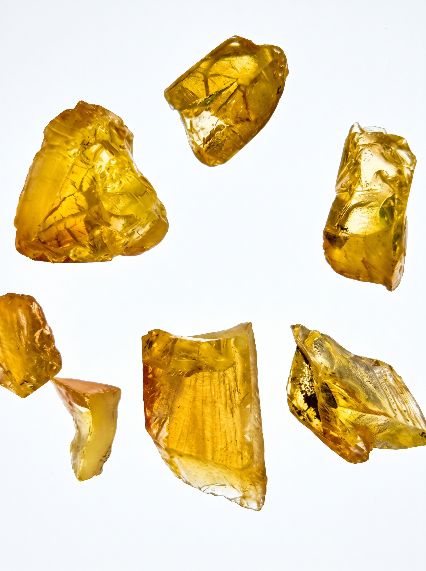 Custom Raw Gemstone Cushion Ring Large - Gold