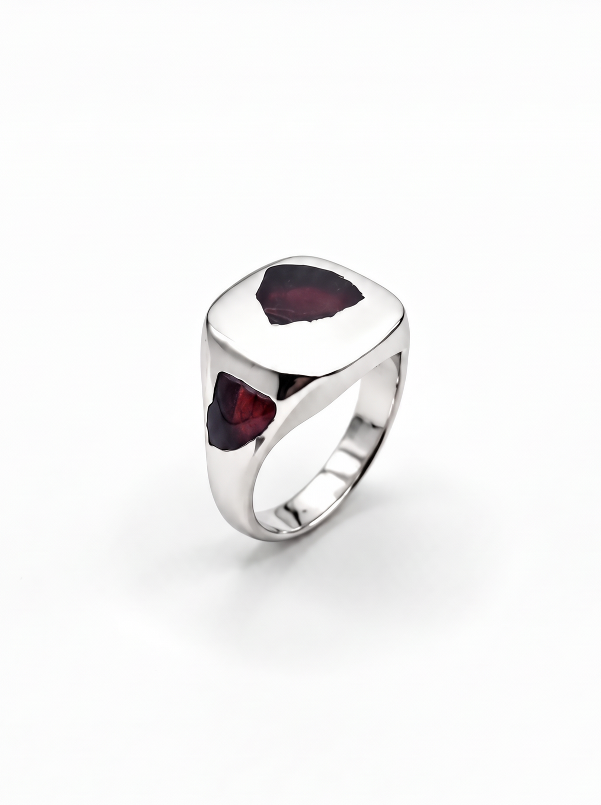 Cushion Ring Large - Silver