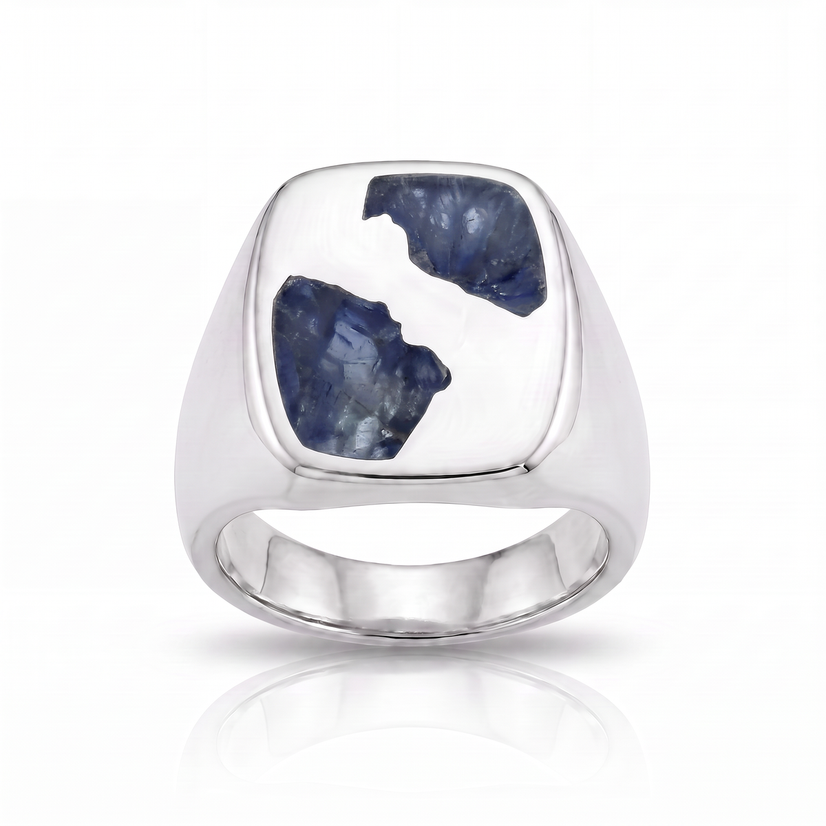 Cushion Ring Large - Silver