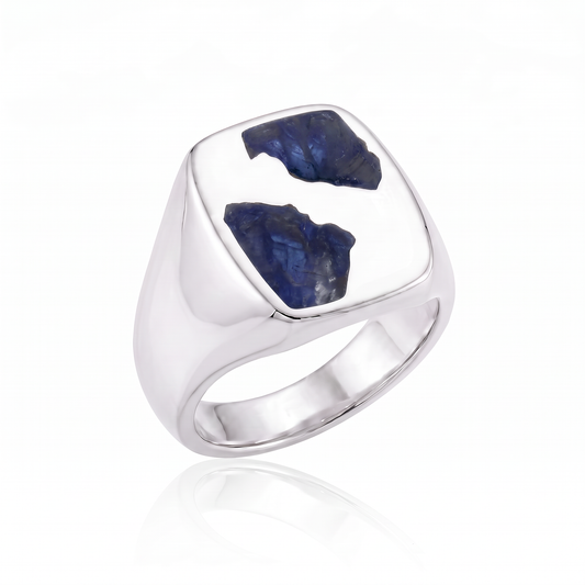 Cushion Ring Large - Silver