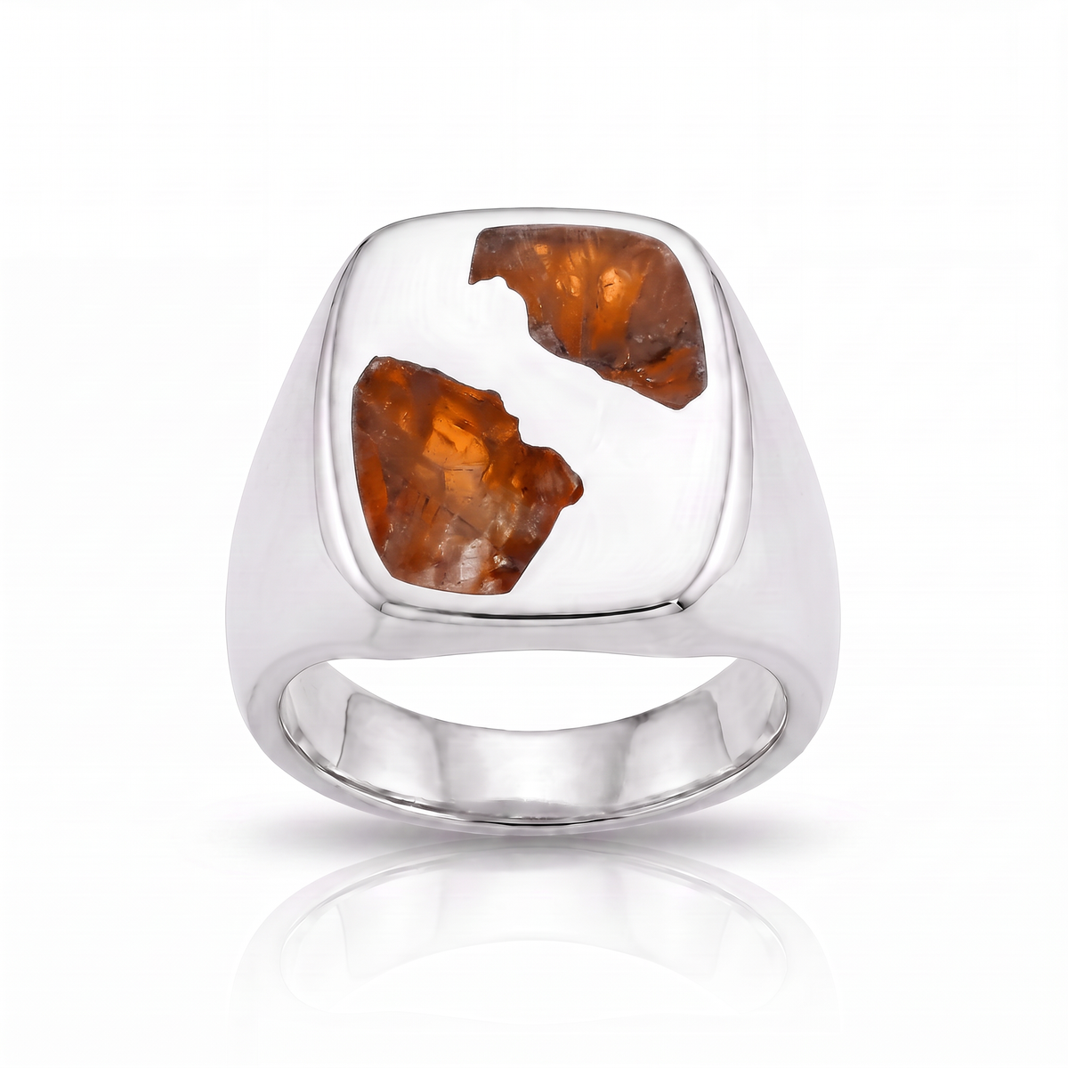 Cushion Ring Large - Silver