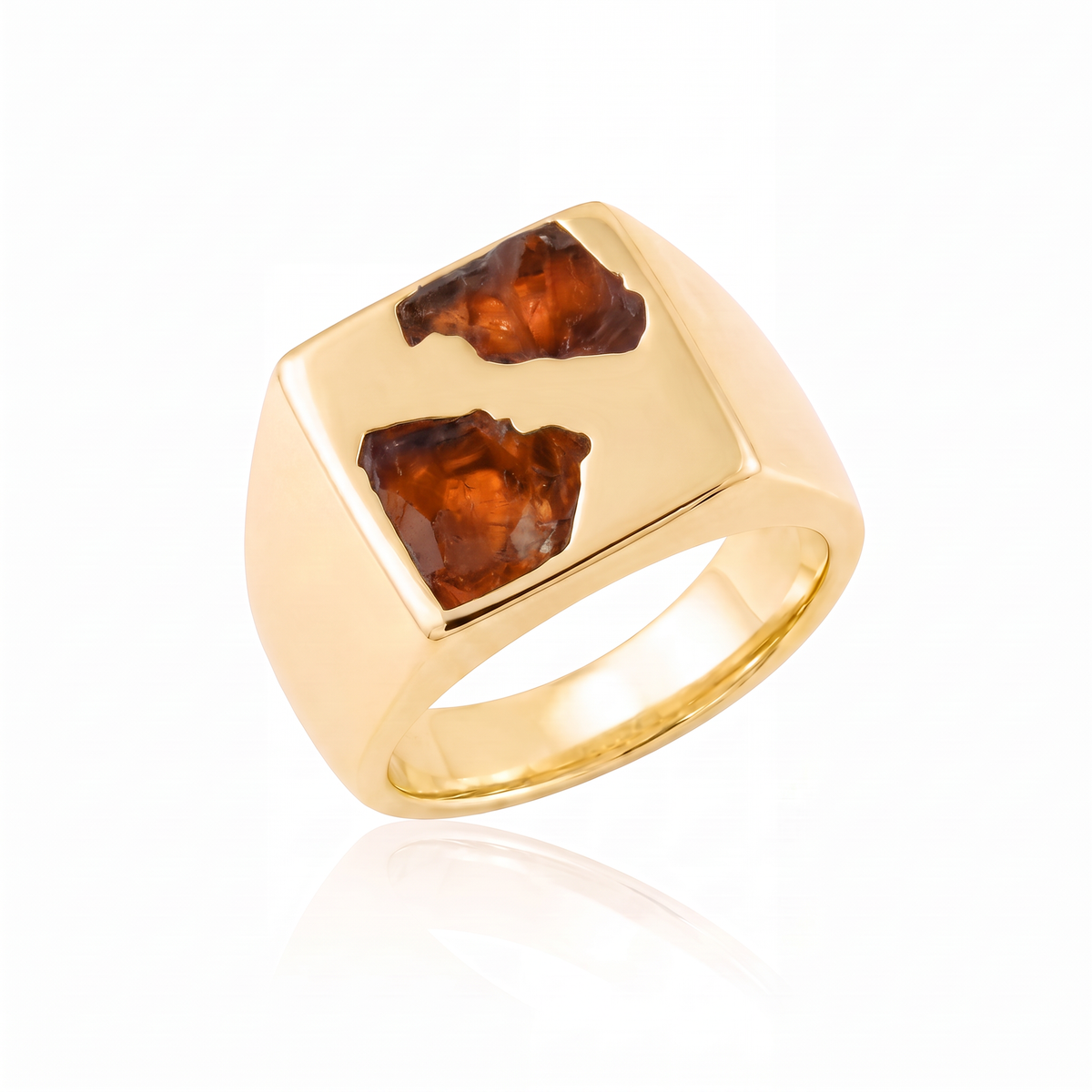 Box Ring Large - 9ct Gold