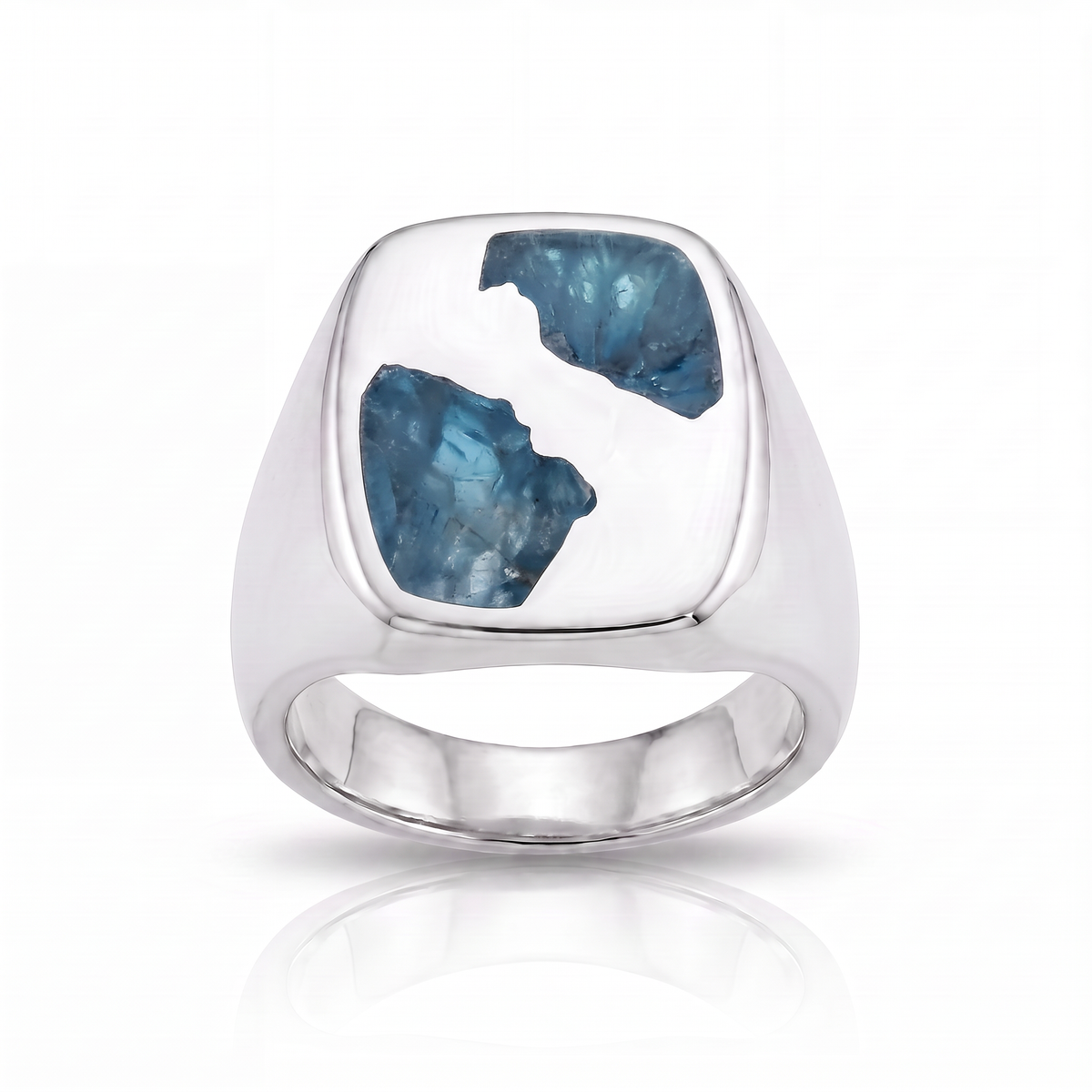 Cushion Ring Large - Silver