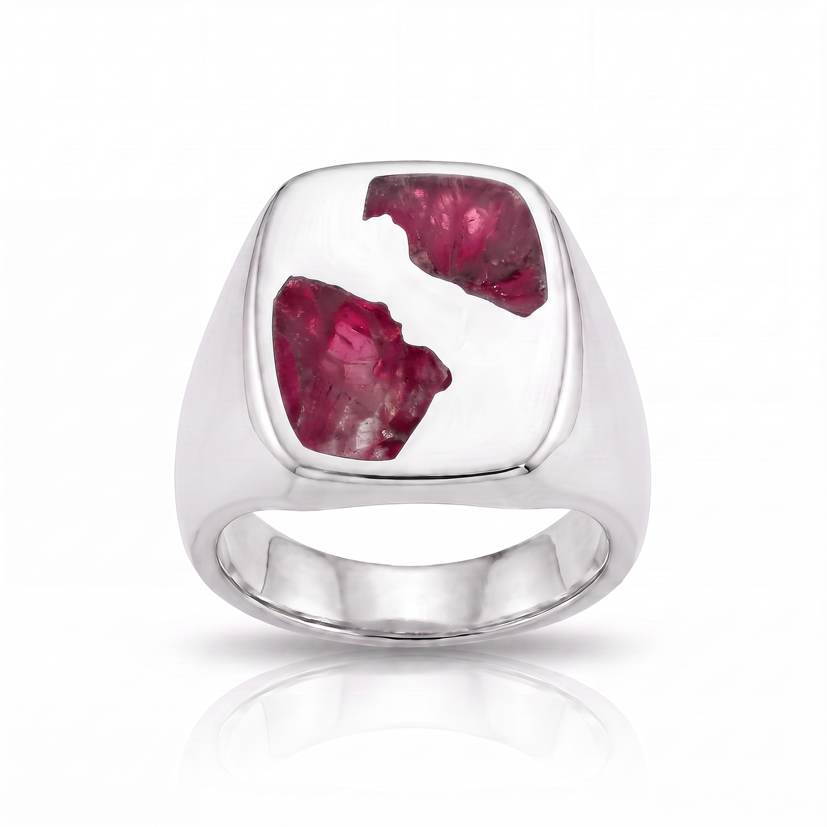 Cushion Ring Large - Silver