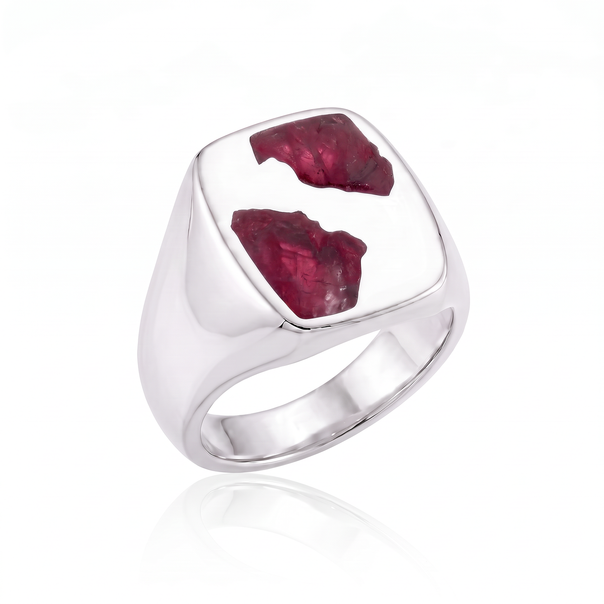 Cushion Ring Large - Silver